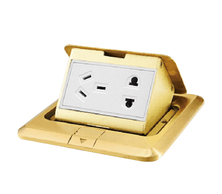 Pop-up Ground Plug Socket Copper Cabling Series Power Distribution Accessory